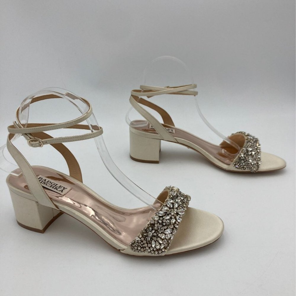 Badgley Mischka Women's Jada Heeled Sandal Size 10 - Picture 2 of 10